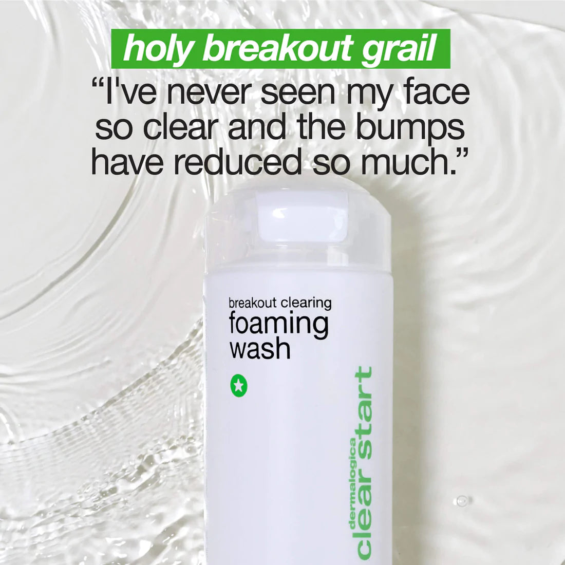 breakout clearing foaming wash